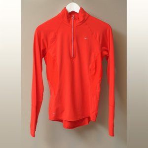 Nike Dry-Fit Quarter-Zip Long-Sleeve Top - Size Small